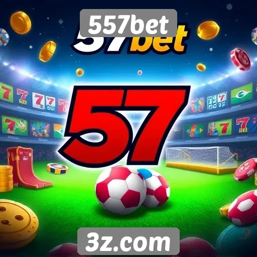 Variedade de jogos disponíveis na 557bet